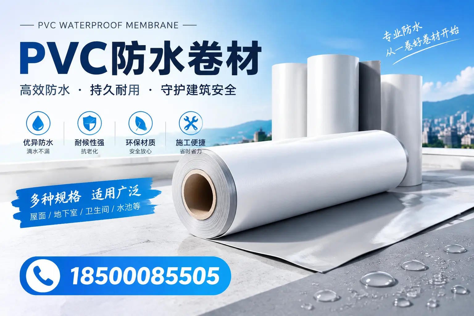如何选择适合的PVC防水卷材?专家为您解答百色的需求